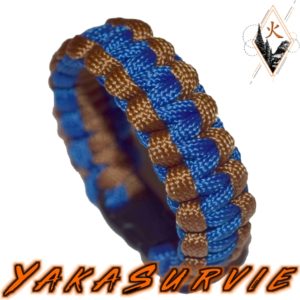 A12 Cobra duo royal blue brown bracelet yakasurvie